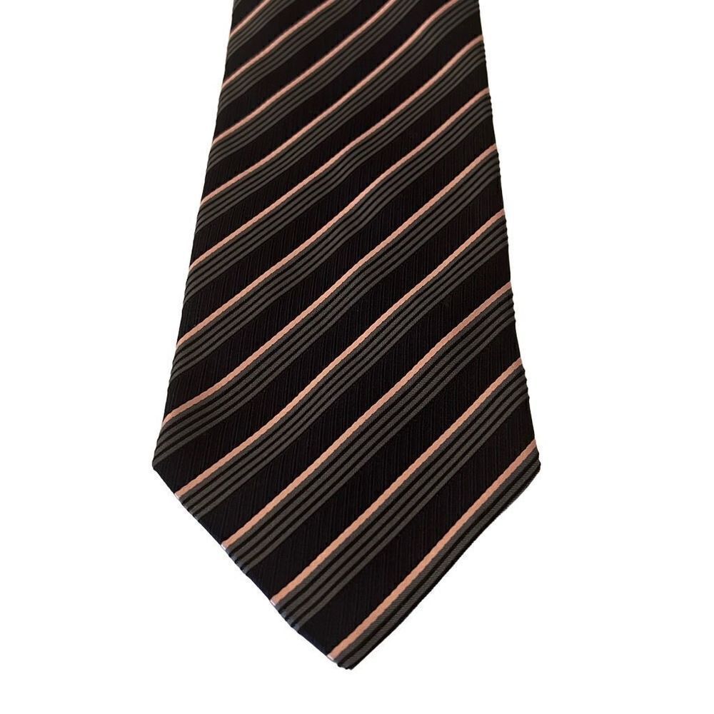 Roberto Villinni Men’s Tie - 100% Silk - blue/pink/gray
